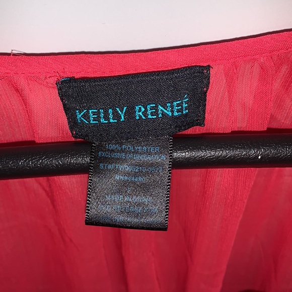 Sheer Red Boho Top - Picture 3 of 12